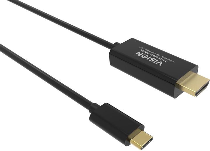 Actual product image Vision HDMI (Typ A) — USB Typ C (2 m)