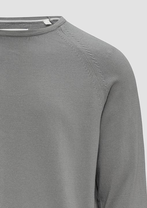 Produktbild s.Oliver Strickpullover Feinstrickpullover mit Raglanärmeln (XXL)