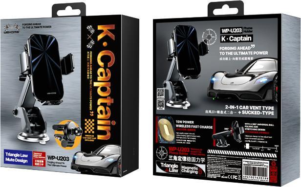 Actual product image Wekome Car holder with wireless charging
