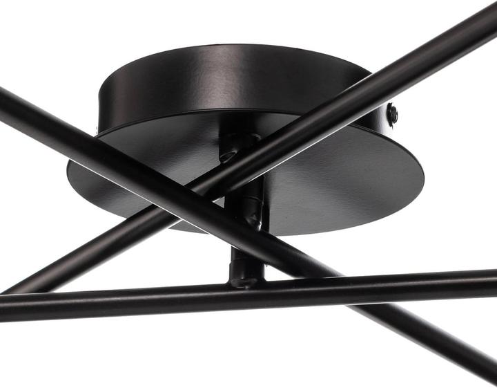Produktbild Lindby Pellinora Deckenleuchte, schwarz (E14)
