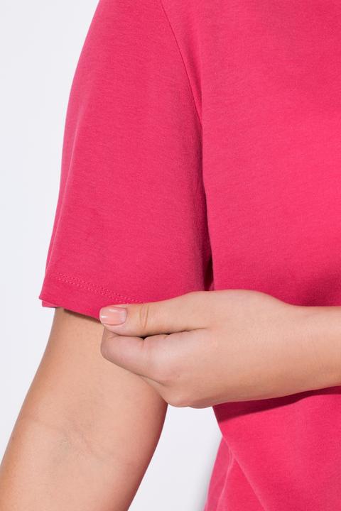 Produktbild Ulla Popken Shirt, doppellagige Vorderseite, Slim, Rundhals, Halbarm (56)