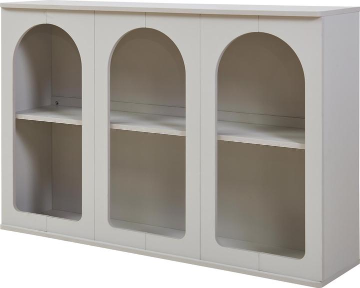 Actual product image En.Casa Sideboard Trorhun 120x30x80 cm Grau (120 x 30 x 80 cm)