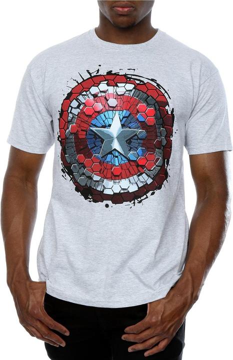 Produktbild Captain America Civil War Hex Shield TShirt (XL)
