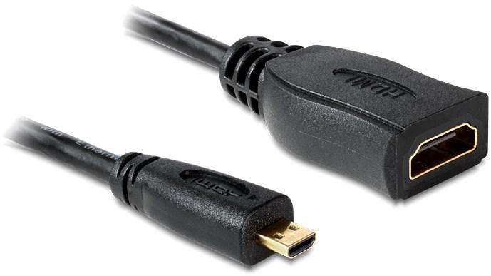 Image du produit Delock HDMI – Micro HDMI (0.23 m, HDMI, 1.4)