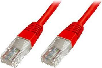 Immagine prodotto Digitus Cavo patch CAT 5e U-UTP PVC AWG 26/7 lunghezza 3 m colore rosso (U/UTP, CAT5e, 3 m)