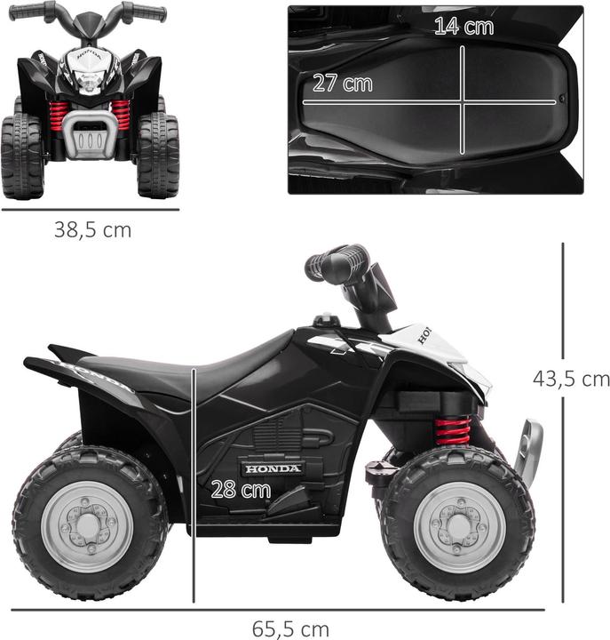Produktbild Aiyaplay Kinderquad mit LED