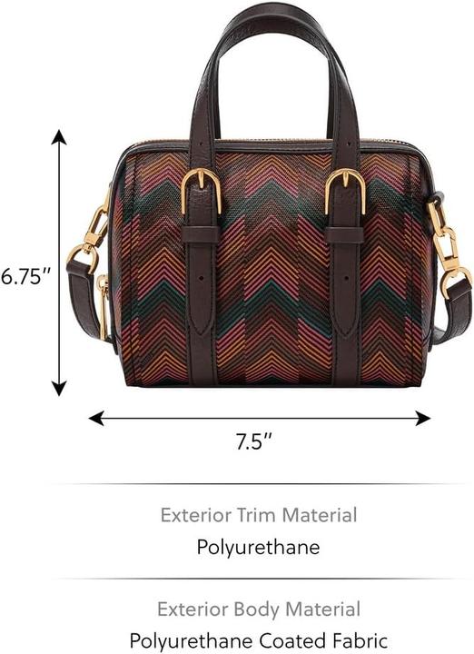 Actual product image Fossil Carlie Satchel Bag