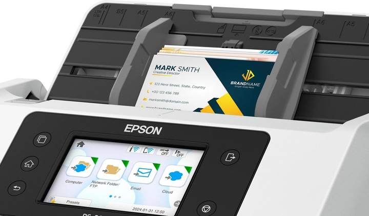 Produktbild Epson Workforce Dokumentenscanner DS-800WN (USB, Ethernet, USB Host)