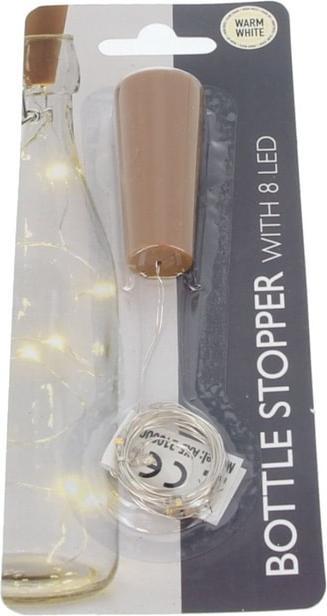 Actual product image Eneroid Weihnachtsflaschenverschluss mit 8 LED