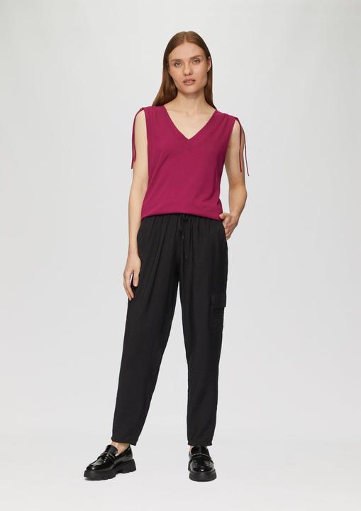 Image du produit S.Oliver Hose Jogpants aus strukturierter Viskose mit Cargotasche (36)