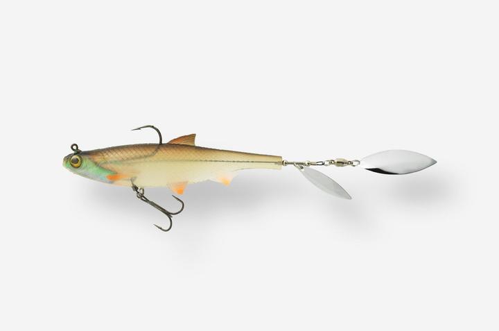 Immagine prodotto Caperlan Pesce da spinning con piume di gomma Roachspin 120 (12 cm)