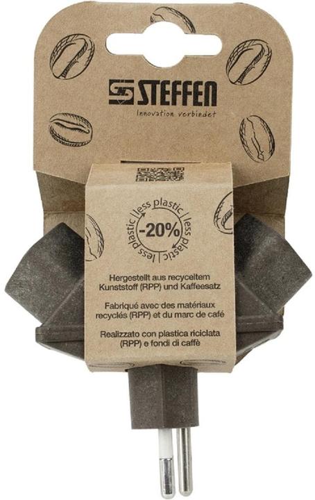 Produktbild Steffen Mehrfachadapter COFFEE sternförmig 3xT13 br (Typ 13, 3x)