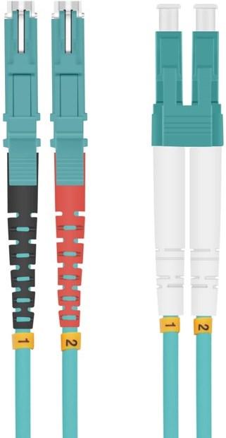 Produktbild Helos Patch-Kabel E2000 Multi-Mode bis LC Multi-Mode (1 m)