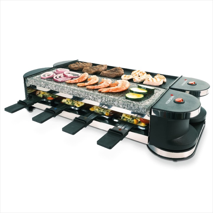 Productafbeelding Korona 4507 Raclette voor 8 personen, steen/aluminium