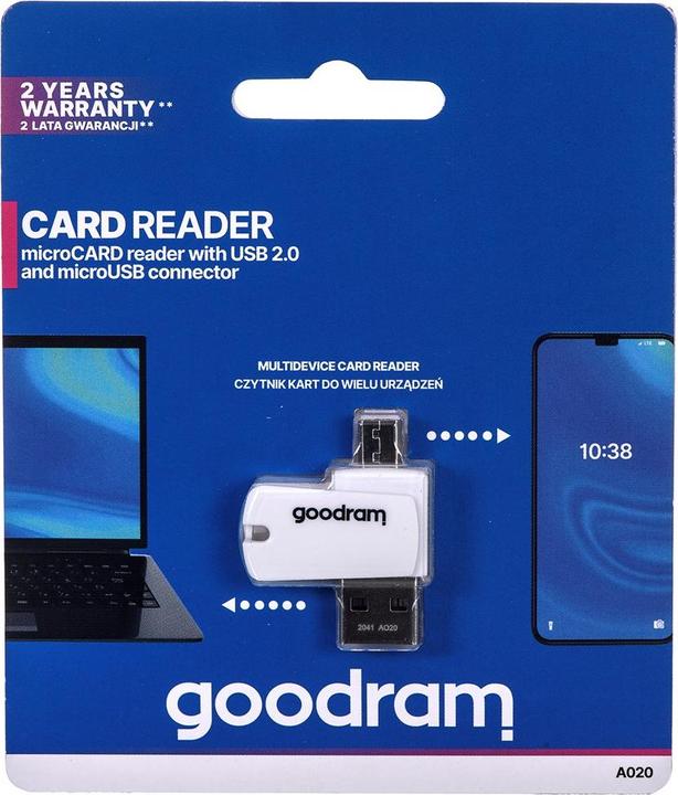 Produktbild Goodram AO20-MW01R11 (USB 2.0, Micro USB)