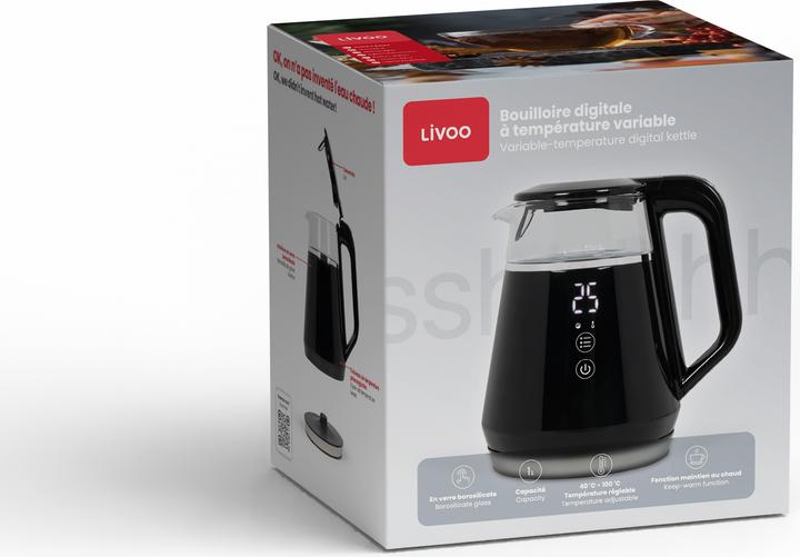Produktbild Livoo Digitaler Wasserkocher mit variabler Temperatur 1 L (1 l)
