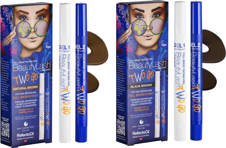 Actual product image Refectocil BeautyLash Two Go (Natural Brown)