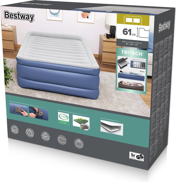 Image du produit Bestway TRITECH AIRBED QUEEN 203X152X61CM (150 x 200 cm)