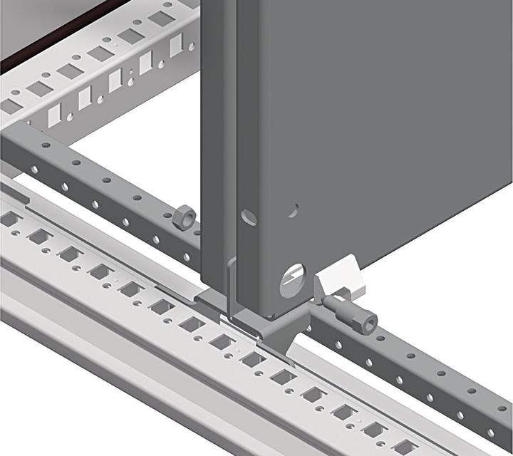 Actual product image Schneider Electric Mounting bracket Spacial for backwaert. Mounting 4 pcs.
