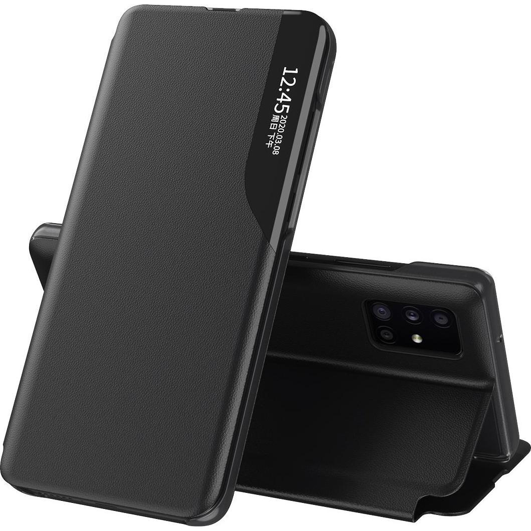 König Design Hülle Handy Schutz für Samsung Galaxy A72 5G Case Cover Tasche Etuis Schwarz Neu (Samsung Galaxy A72 5G), S...