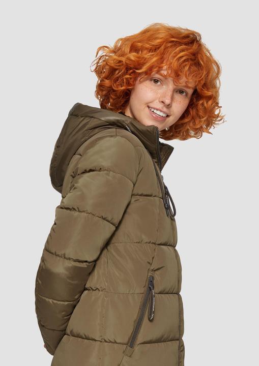 Produktbild S.Oliver Outdoor-Mantel Gesteppter Mantel mit Kapuze