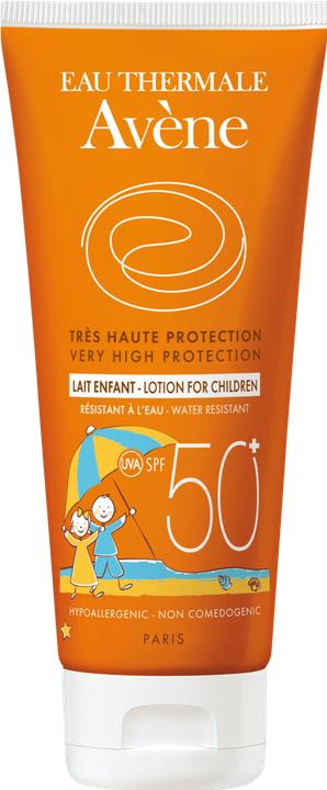 Actual product image Avène Children's suntan lotion (Suntan cream, SPF 50, 100 ml, 150 g)