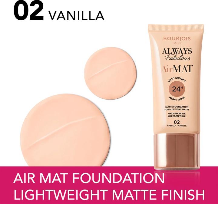 Produktbild Bourjois Air Mat Foundation (Hellbeige, Vanilla)