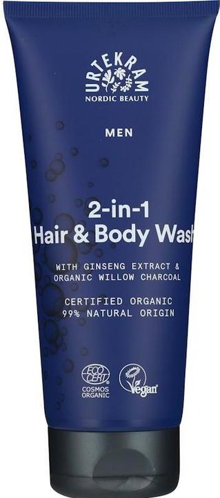 Urtekram Men's Hair & Body Wash (200 ml)