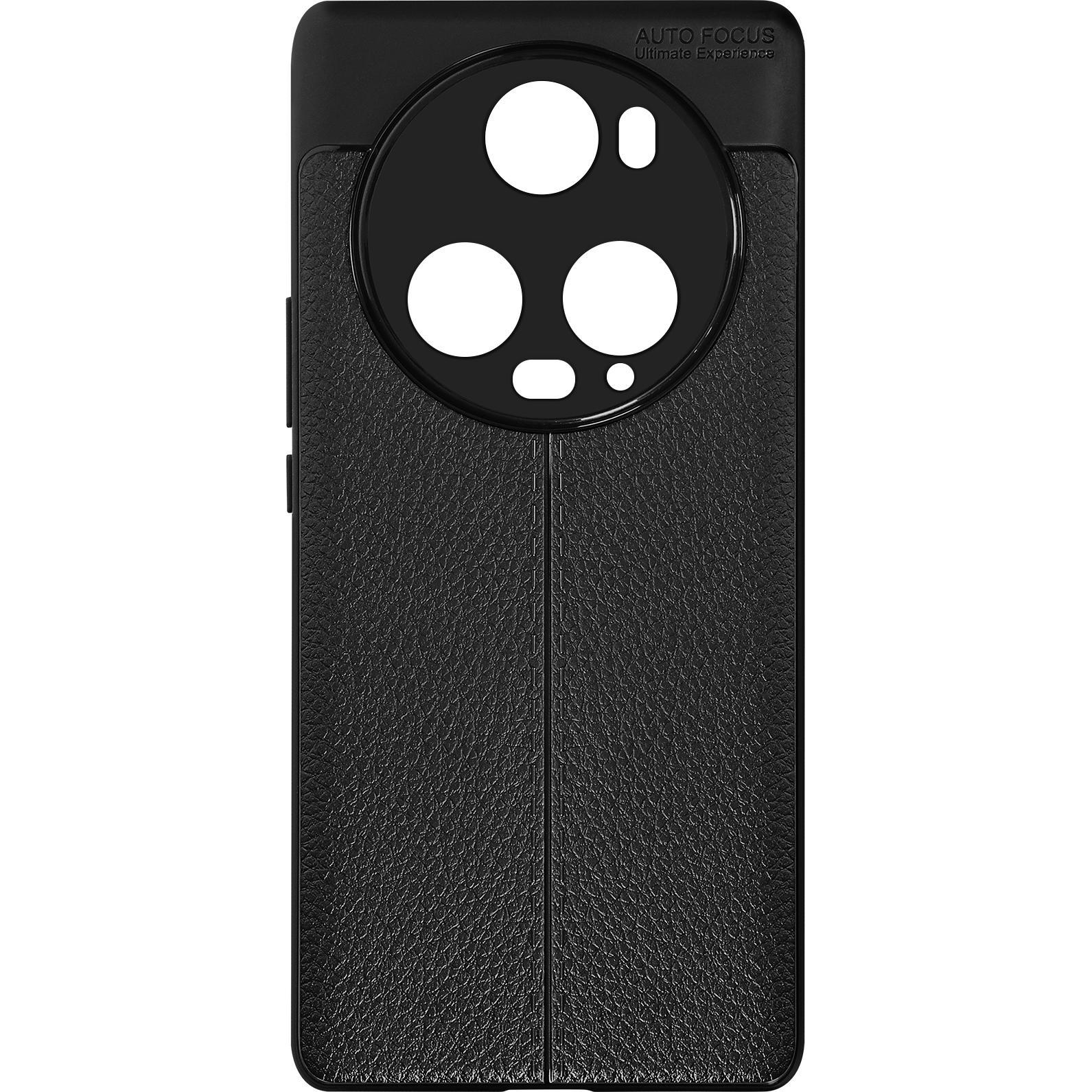 Avizar Litchi Series (Honor Magic5 Pro), Smartphone Hülle, Schwarz