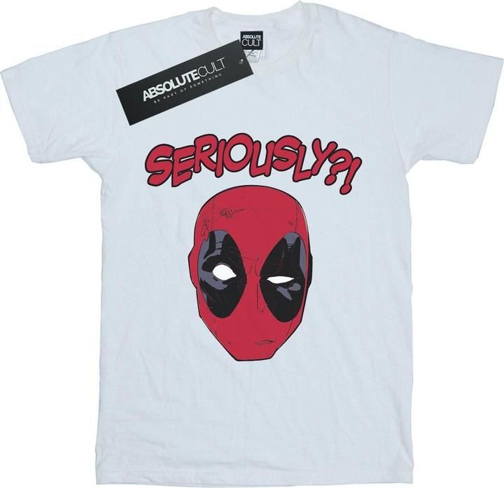 Actual product image Deadpool Womens/Ladies Seriously Cotton Boyfriend T-Shirt (XXL)