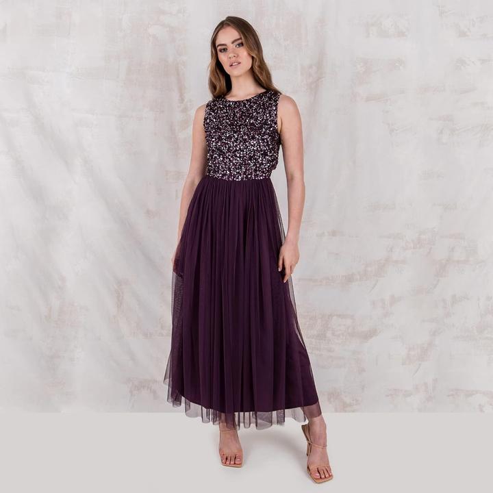 Produktbild Herba Mittellanges Kleid mit Beerendekor (54)