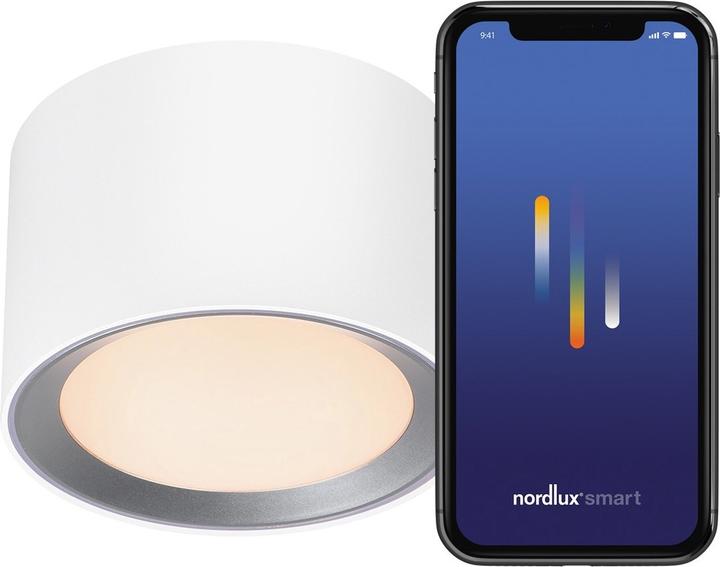 Produktbild Nordlux Smart Light - Landom Loftspot - Hvid (700 lm)