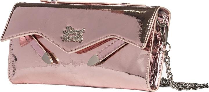 Actual product image Secret Pon Pon Damen Handtasche - Modell Saphir Prime - 100% Polyurethan - 30.5 X 15.0 X 4.0 Cm