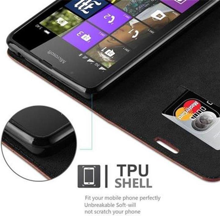 Actual product image Cadorabo Book Invisible Magnet Cover (Microsoft Lumia 540)