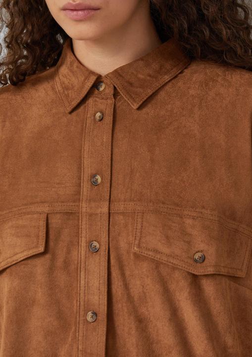 Immagine prodotto s.Oliver Bluse Hemdbluse in Wildlederoptik (54)