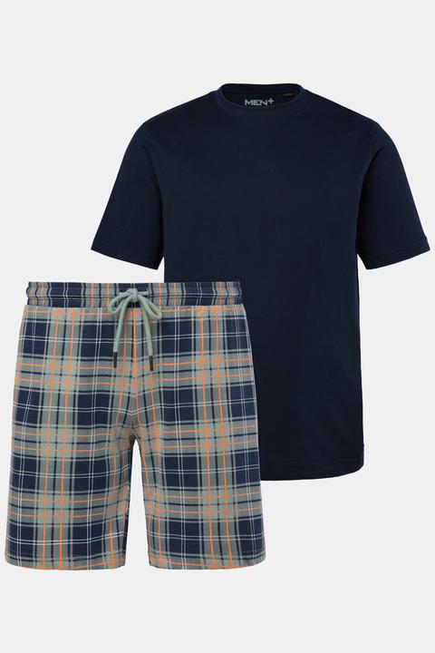 Produktbild Men+ Schlafanzug, kurze Form, Karo-Hose (3XL)