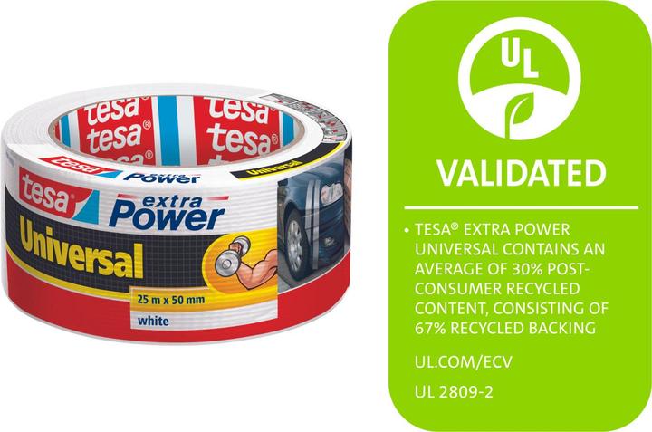 Image du produit tesa EXTRA POWER UNIVERSAL Bande tissée, Ductape renforcé de tissu (50 mm)
