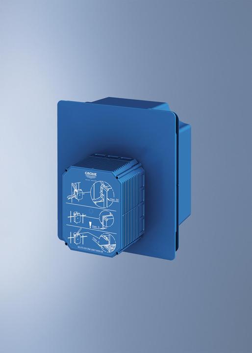 Actual product image Grohe Rapido rough set for urinals, manual or infrared operation, for wet and dry construction