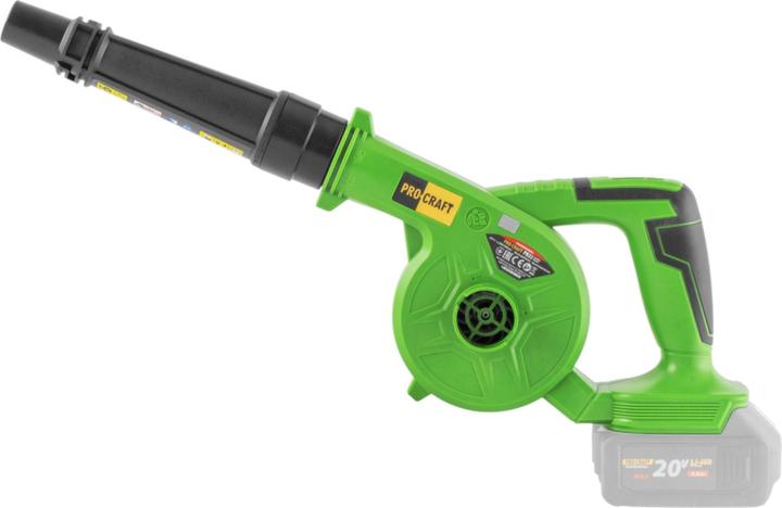Produktbild Procraft PB22bb Akku Laubbläser 20 V + 2x Akku 4,0 Ah + Ladegerät (Akkubetrieb, Laubbläser)
