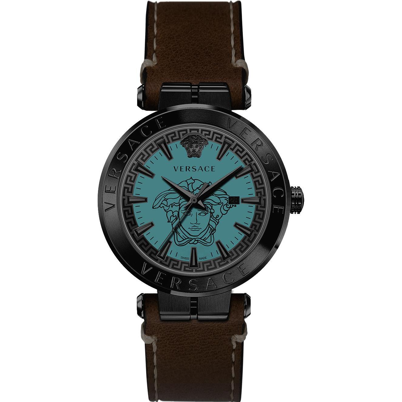 Thumbnail - Versace, Armbanduhr, VE2G00121 Aion Herren 44mm 5ATM, Braun, (Analoguhr, 44 mm)