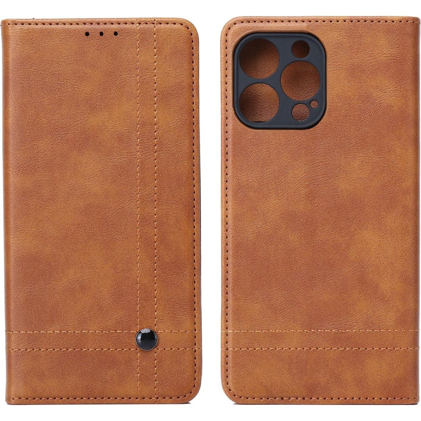 OEM Smart Seam case for Motorola Moto E14 / G04 / G24 brown (Motorola Moto E14, Motorola Moto G04, Motorola Moto G24), Cover smartphone, Marrone