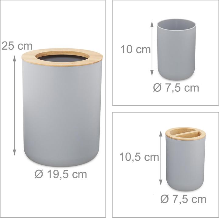 Immagine prodotto Relaxdays Set da bagno
