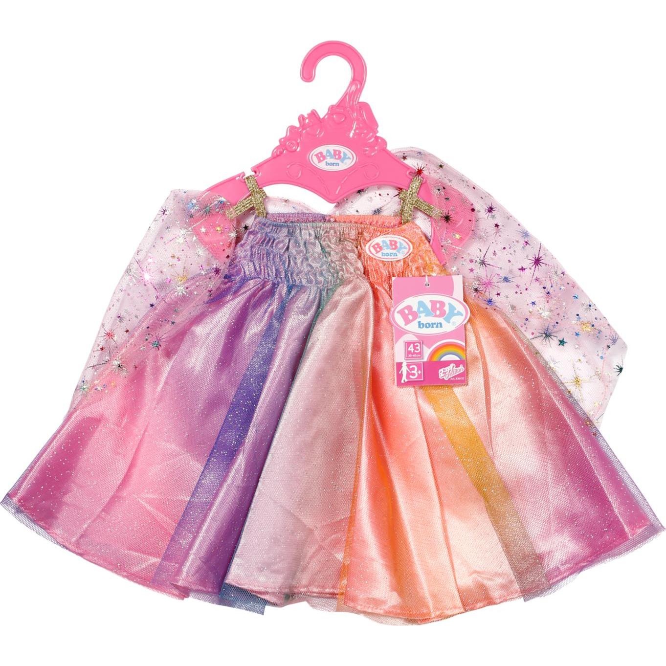 Thumbnail - Zapf Creation BABY born Regenbogen Kleid 43cm