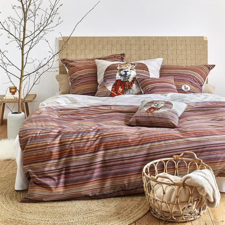 Produktbild Irisette Flausch-Cotton Bettwäsche Zobel 8556 rot (Bettwäsche Set, 80x80 cm, 135x200 cm)