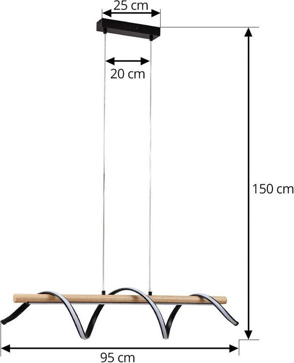 Produktbild Lindby Spiraali (2470 lm)