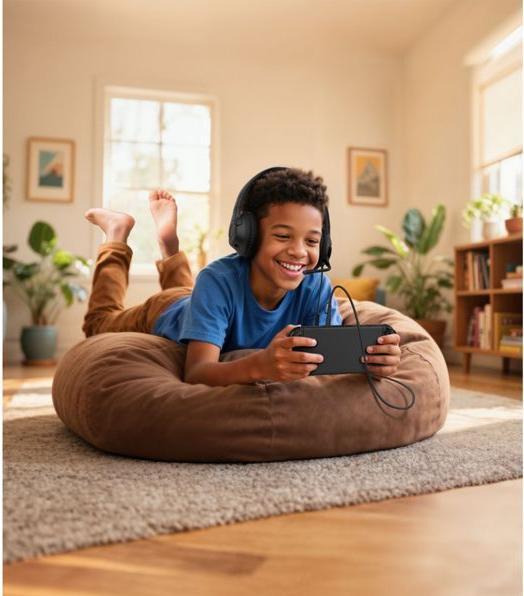 Actual product image Belkin Gaming On-Ear Kopfhörer für Kinder mit Kabel ENA011hqBK