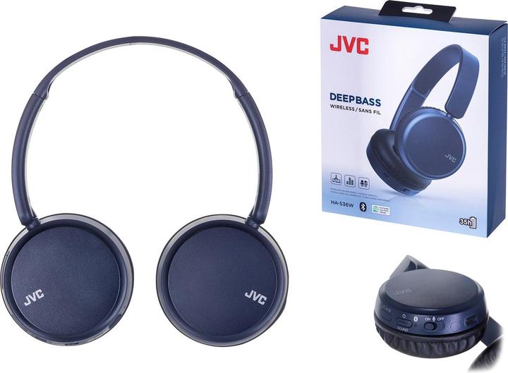 Actual product image JVC HA-S36W-A-U (No noise cancellation, 35 h, Wireless)
