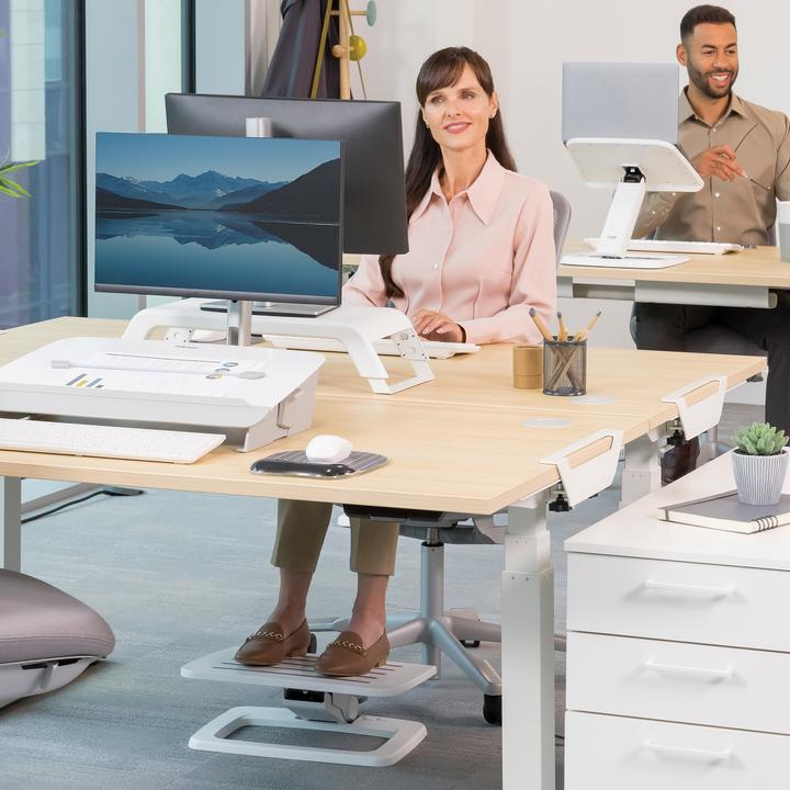 Immagine prodotto Fellowes Poggiapiedi Hana Lt Bianco (45 x 35 cm)
