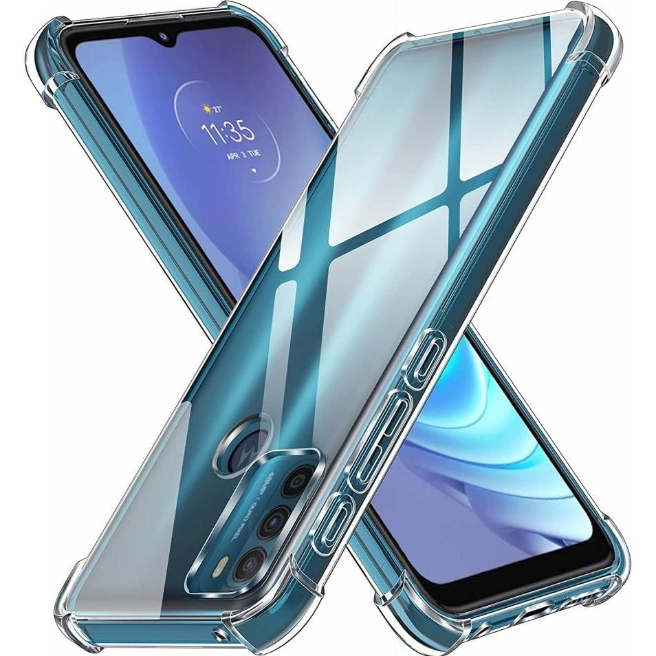Thumbnail - Screenguard Motorola Moto G50 Hülle Crystal Soft Airbag Bumper (Motorola Moto G50), Smartphone Hülle, Transparent