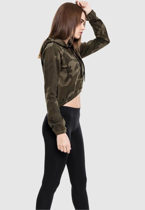 Image du produit Urban Classics Ladies Camo Cropped Hoody (XS)